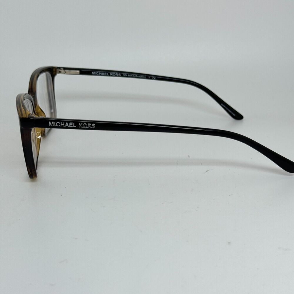 Michael Kors Eyeglasses MK‎ 8013 3057 Havana Brown Square 53[]16 135 H13948 - Picture 2 of 7